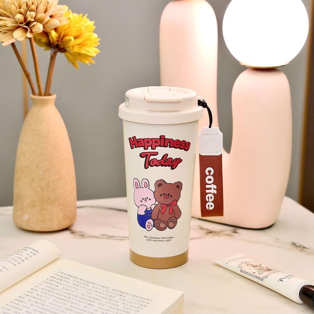 Stainless Steel Thermal Mug Creative Thermos Bottle Portable Water Cup  Travel