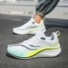 Running Shoes, Sports Shoes, Racing Shock Absorption, Ultra-light Running Shoes, Boys and Teenagers, Students, Carbon Board Racing, Breathable, Fly-w
