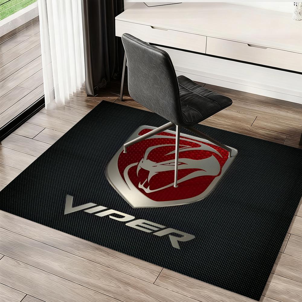 Vipers Sports Car Fans Floor Mat Soft Thickened Absorbent Non-Slip Bedroom Living Room Door Mat Home Decor Flannel Rugs