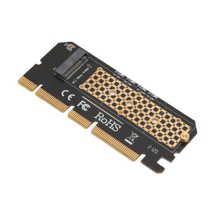 Adaptateur NVME - TMISHION - M.2 vers PCIe X16 - Plug and Play - Léger et portable - Ultra-rapide