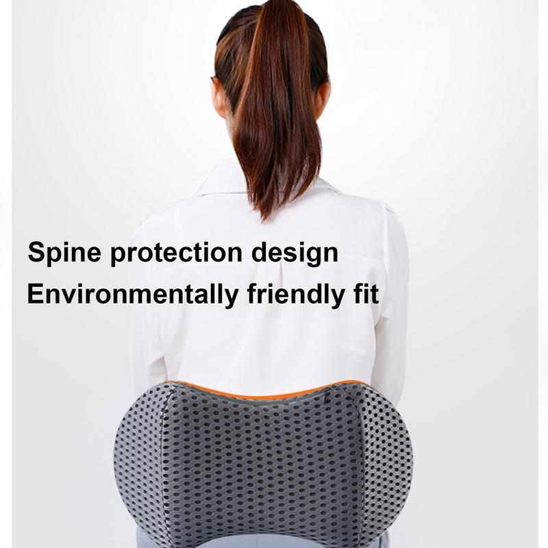 Back Car Interior Cushion Lumbar Pillow Auto Lumbar Support Pillow Memory Foam Supportive Pillow Vehicle Supplies