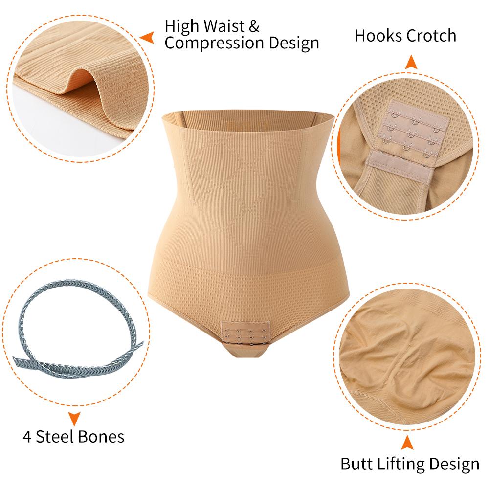Женское корректирующее белье, трусики с контролем живота, тренажер для талии, формирователь тела, нижнее белье для похудения, компрессионные трусики с высокой талией, корректирующие трусы