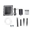 Solar Oxygen Aerator Pump with 3 Modes 60H Runtime ABS Solar Panel Water Oxygenating Pump IP65 Waterproof for Pond
