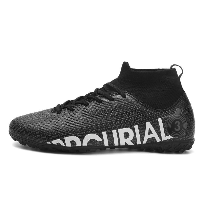 2025 new FGTF football shoes men's breathable high-top long and short nail football shoes grass training shoes