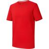 Fashion Solid Color Versatile Short Sleeve Breathable T-Shirt Men Tops Red AJ1159-611