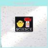 Unique Creative Science Cartoon Character Brooch Pin For Stylish Backpack Decoration