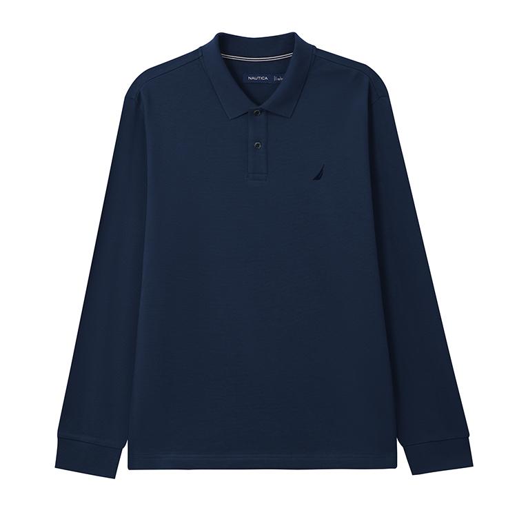 NAUTICA Polo Shirts Men's Lapel Moderate Straight Fit KO5301