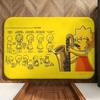 cartoon T-The S-Simpsons Floor Mat Soft Flannel Floor Mat  Suitable for Entryways, Living Rooms, Bedrooms, and Bathrooms