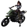 SQUARE ENIX Final Fantasy VII Remake PLAY ARTS Kai Jessie Bike SET PVC Painted Movable Figure &
