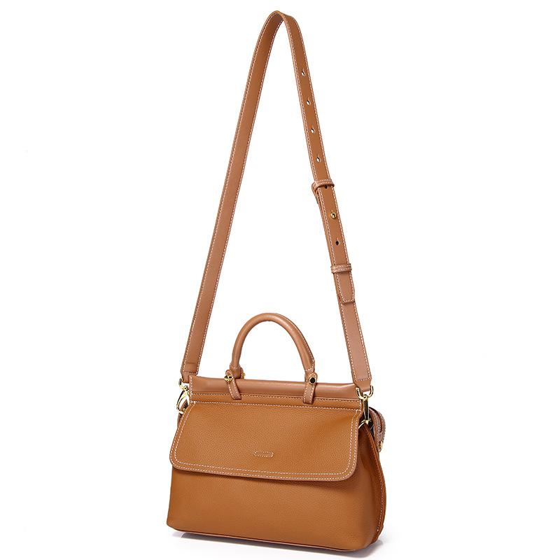 Женская сумка-тоут на одно плечо с косым плетением The First Layer Of Cowhide, простая кожа, для автомобилей высокого класса, белая линия, портативная женская сумка