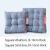 Oversized Striped Floor Pillows Large Meditation Chair Cushions Thick Square Seat Pad Yoga Bench Rocking Chair Cushion Tatami