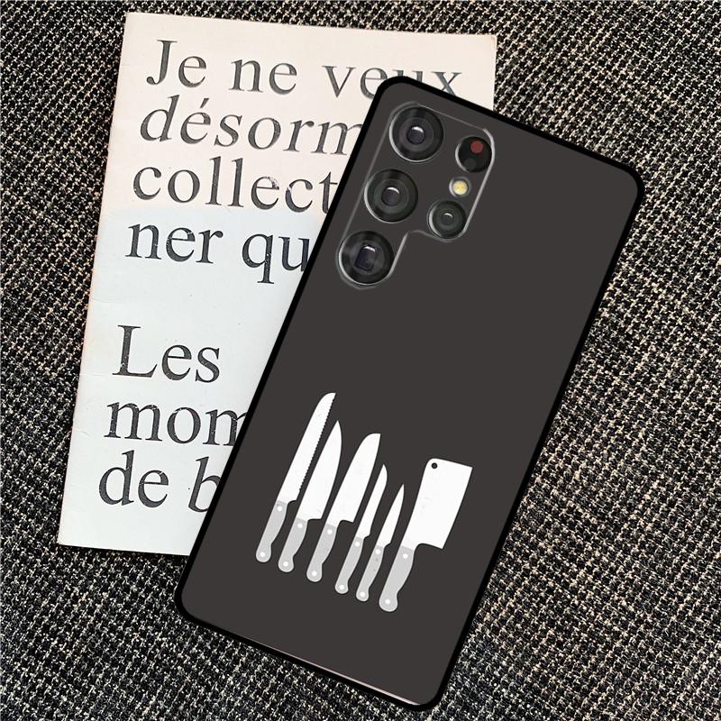 Baking Cook Chef Case For Samsung Galaxy S21 S22 S23 S24 Ultra Note 20 Note 10 S8 S9 S10 Plus S20 FE Cover