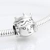New 925 Sterling Silver Love Family Enamel Round Shape Cz Beads Fit Original Charms Bracelet Bead Jewelry Making