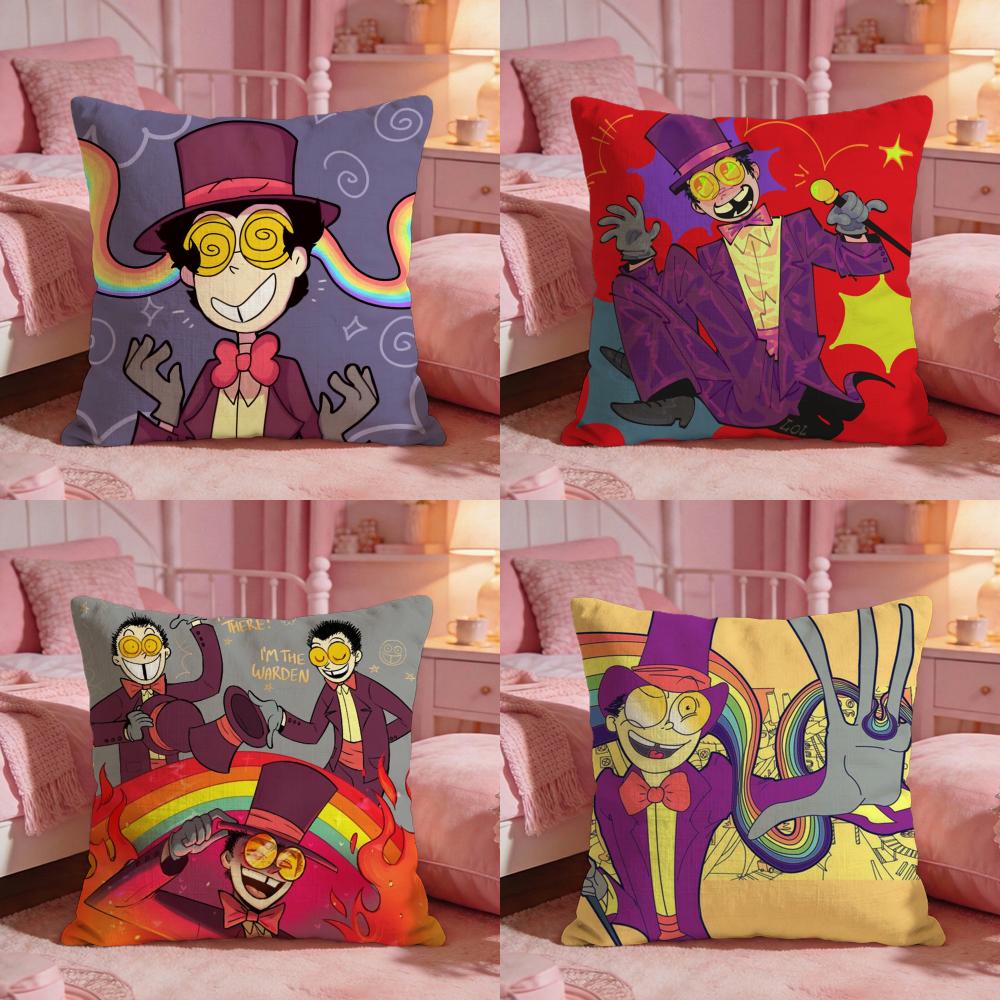 Cool Cartoon SSuperjail Cushion Cover Premium Comfort Reversible Pillow Cove Two In One Design For Any Room Car Interior