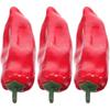 3 шт. Реалистичные пенопластовые искусственные перцы для декора дома, пекарни, ресторана, фотореквизит, искусственное украшение из чили, витрина