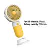 Mini Fan Multifunctional Summer Cartoon Fruit Cool Rechargeable Handheld Mini Fan Phone Rack