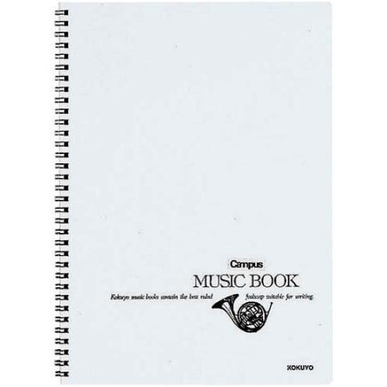 KOKUYO Music Twin Ring A4 12 30 Sheets x 5 Notebook, Bound, Size, Staves,