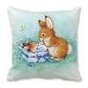 Dog Duck Sheep Pattern Printed Cushion Cover Home Decoration Bedroom Living Room Sofa Cushion Cover 45x45 Cm