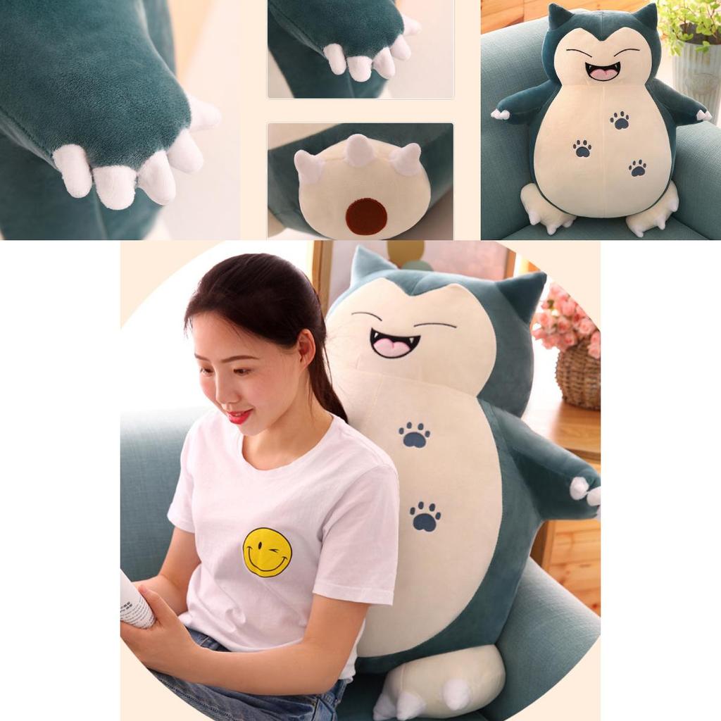 Pokmon Snorlax Plush Toy With Super Soft Crystal For Kid And Collectors