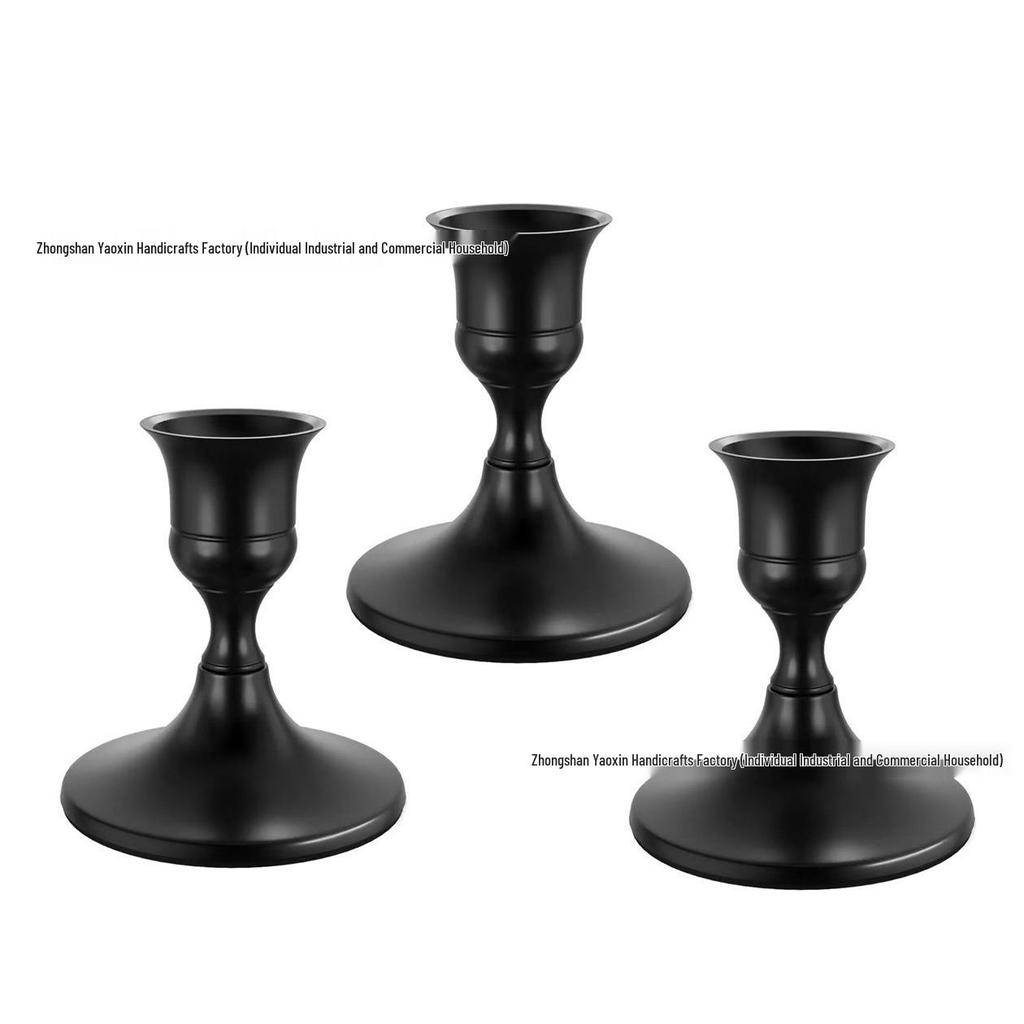 Европейский минималистичный подсвечник-украшение для ужина при свечах и свадебного декора