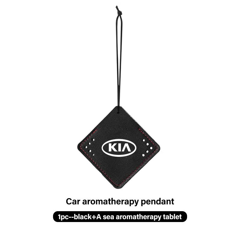 MNHD4 Car Fragrance Aromatherapy Tablets Hanging Perfume Pendant For KIA Cerato Proceed Venga Stonic Picanto Sorento Stinger