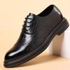 Внутренние увеличивающие рост кожаные туфли Брок 8 см дышащие деловые модельные увеличивающие рост туфли мужские почва 6 см весенние свадебные для жениха мужские туфли