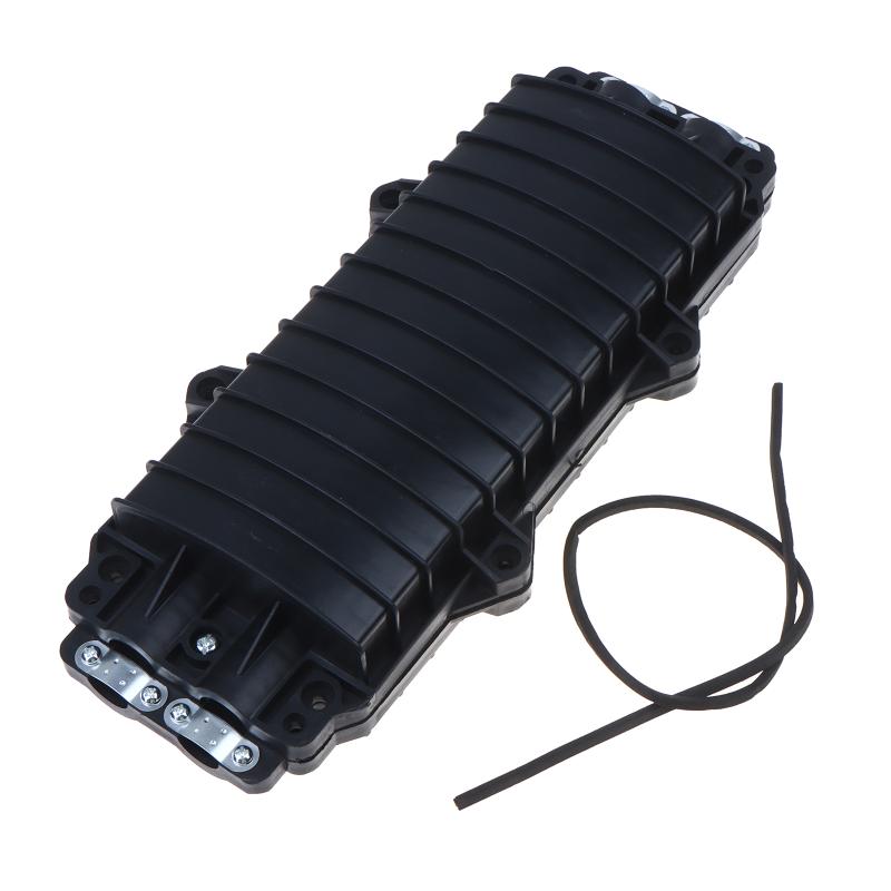 Fiber Splice Box IP65 Waterproof 12/24 Core 2 In 2 Out Fiber Optic Joint Box for Outdoor Cable Connection Protection