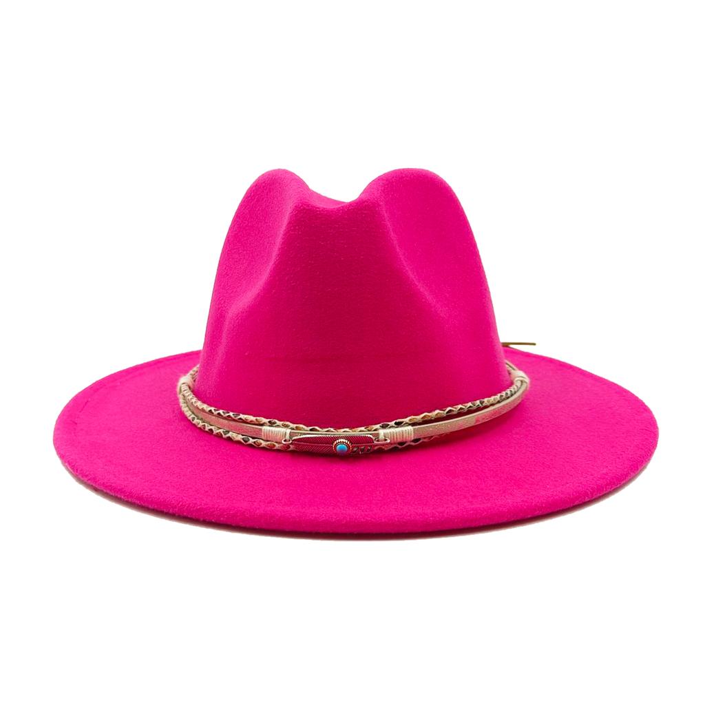 Fedora Autumn and Winter New Leaf Accessories Men's Gentlemen Women's Church Hat Wide Brimmed Jazz Hat Sombrero Hombre