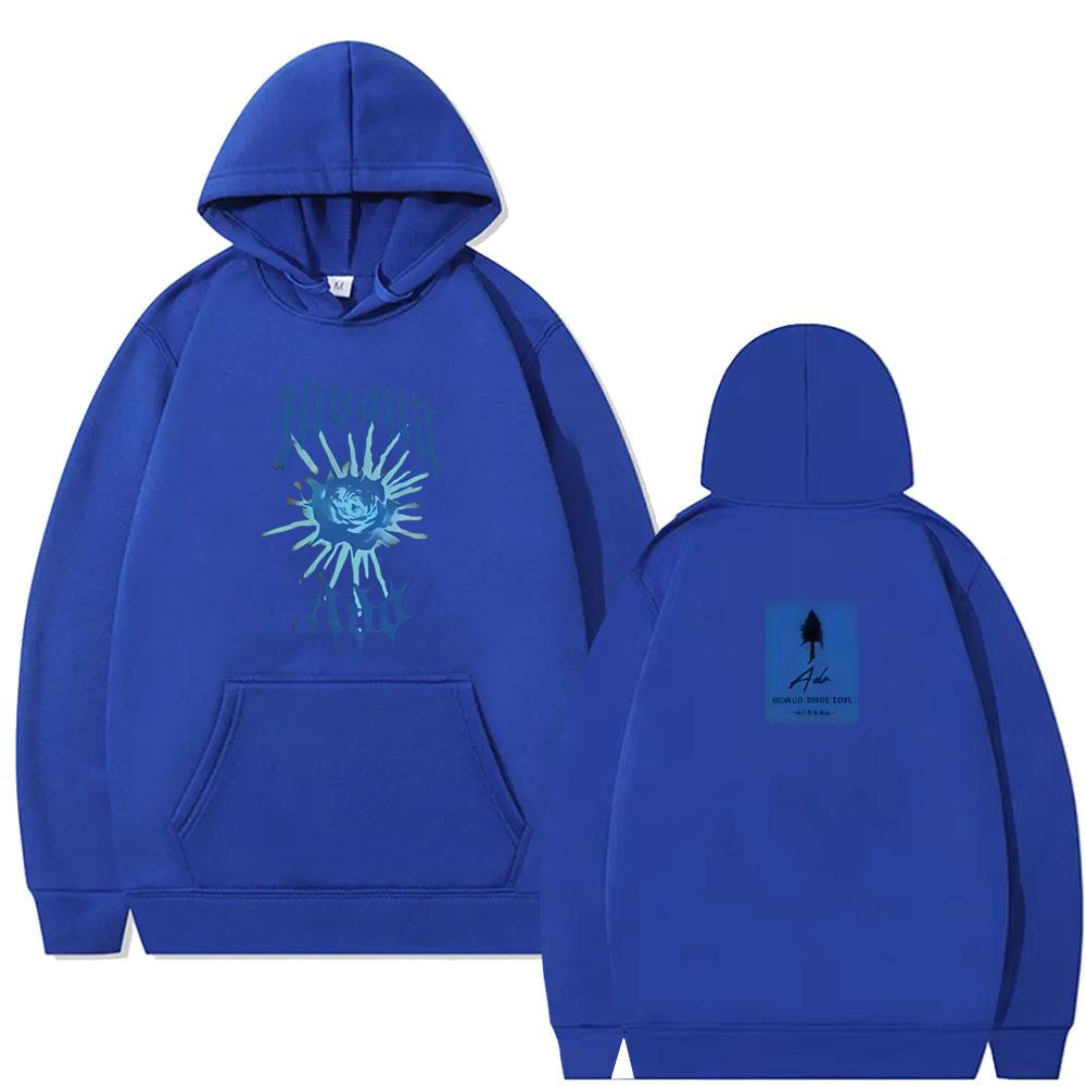 Ado World Tour Hibana Merch Hoodie Men Women Japanese Style Hooded Sweatshirt Unisex Pop Music Hoodies Streetwear