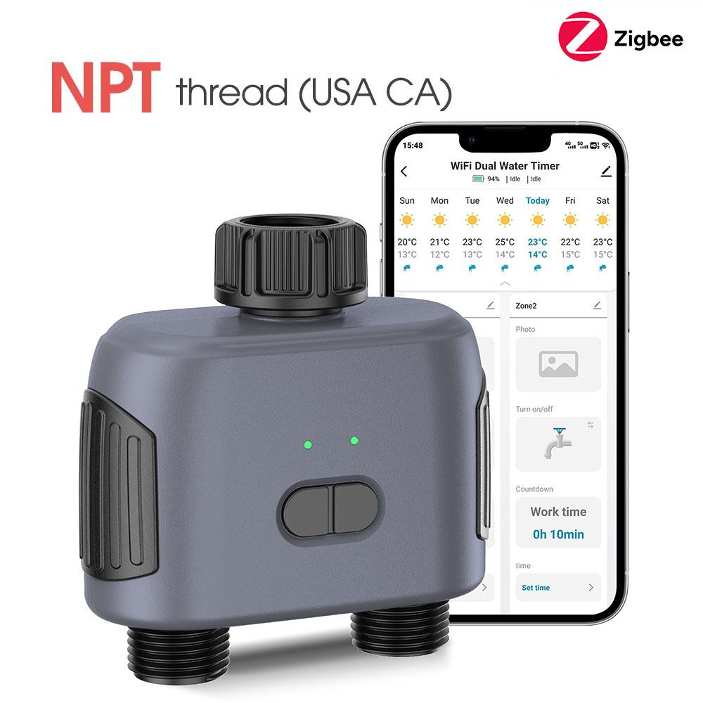 Tuya Умный Zigbee/Bluetooth Таймер полива Система капельного полива Садовый таймер полива Сад