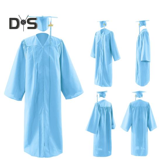Выпускной мантии, шапочка с кисточками, комплект для выпускного 2025 года, костюм для переодевания, академическое платье унисекс для старшей школы и университета