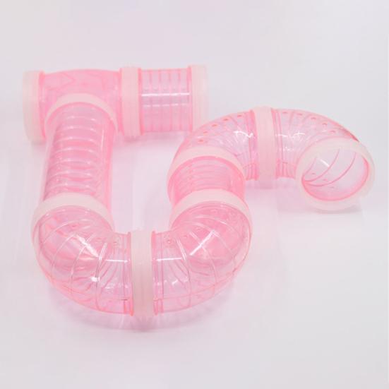 Прозрачная клетка для хомяка, крысы, белки, туннель, трубка, игрушка для восхождения, маленькие товары для домашних животных