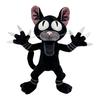 Плюшевая игрушка Черный Кот из Леса Милое Мягкое Животное для Детей и Взрослых Обнимаемая Кукла с Выразительной Позой Домашний Декор Реквизит для Фотосъемки