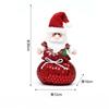 Christmas Sequin Bag Doll Ornament Knitted Doll Gift Ornament Cartoon Santa Doll