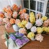 Pink Artificial Faux Plants Floral Display Fake Silk Flower  Wedding Decoration