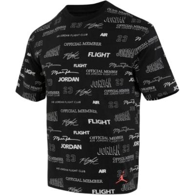 Футболка Jumpman с графическим принтом, повседневная, с вышивкой, круглым вырезом, коротким рукавом, мужская, темно-серая, DX9574-045