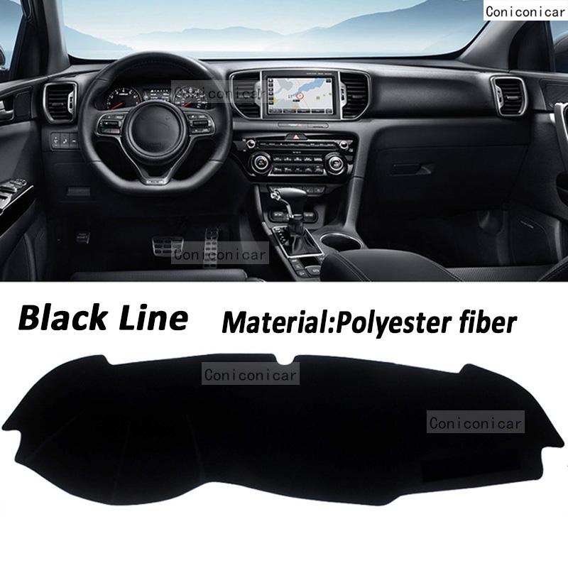 For KIA Sportage 4 2016 2017 2018 2019 2020 Car Dashboard Cover Mat Sun Shade Pad Carpet Mat Anti-UV Accessories Protective MATSSI1