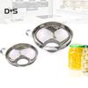 Decorations Home Stainless Steel Wide Mouth Can Jar Bottle Funnel Cup Oil Wine Beans Hopper Tool