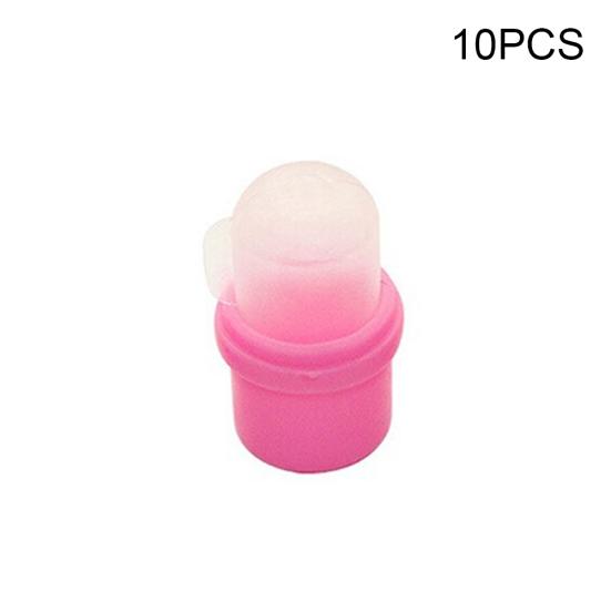 10Pcs Wearable Nail Acrylic Soaker Kit Polish Remover Gel Removal Cap Tips