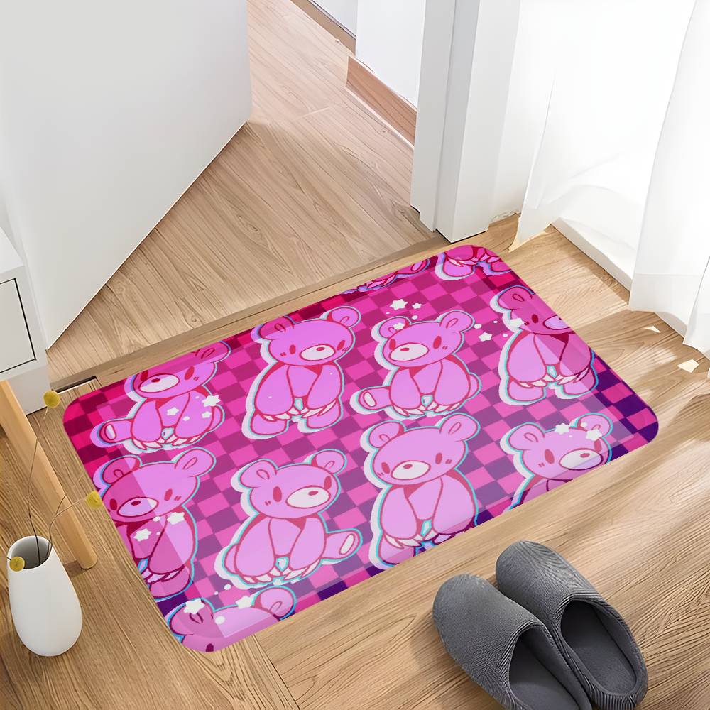 Cartoon G-gloomy Bear Anime Kitchen Mat Kids Room Bedroom Decoration Balcony Anti-Slip Doormat Living Room Alfombra