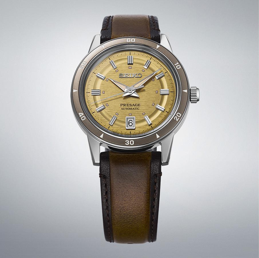 Seiko Presage Style 60’s Golden Yellow Dial Automatic SARY269 Men’s Watch SRPL75J1