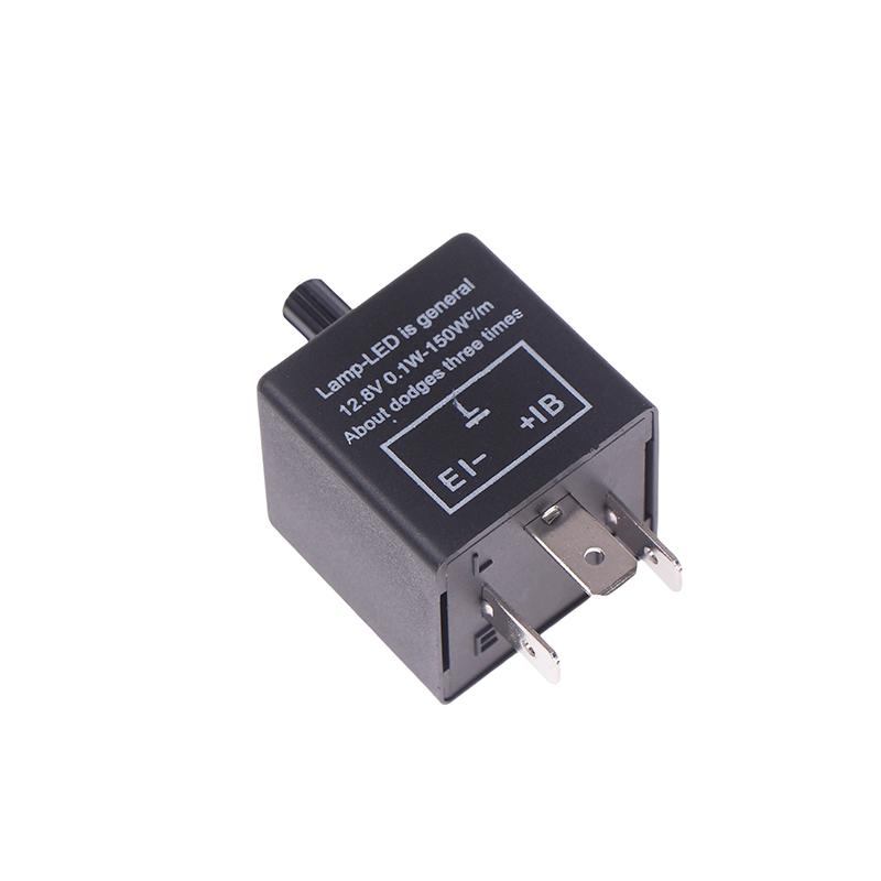 Led Flasher Blinker Cf14Kt Universal 3 Pins 12.8V 0.1W-150W Adjustable Led Turn Light Flasher Flash Relay For Car
