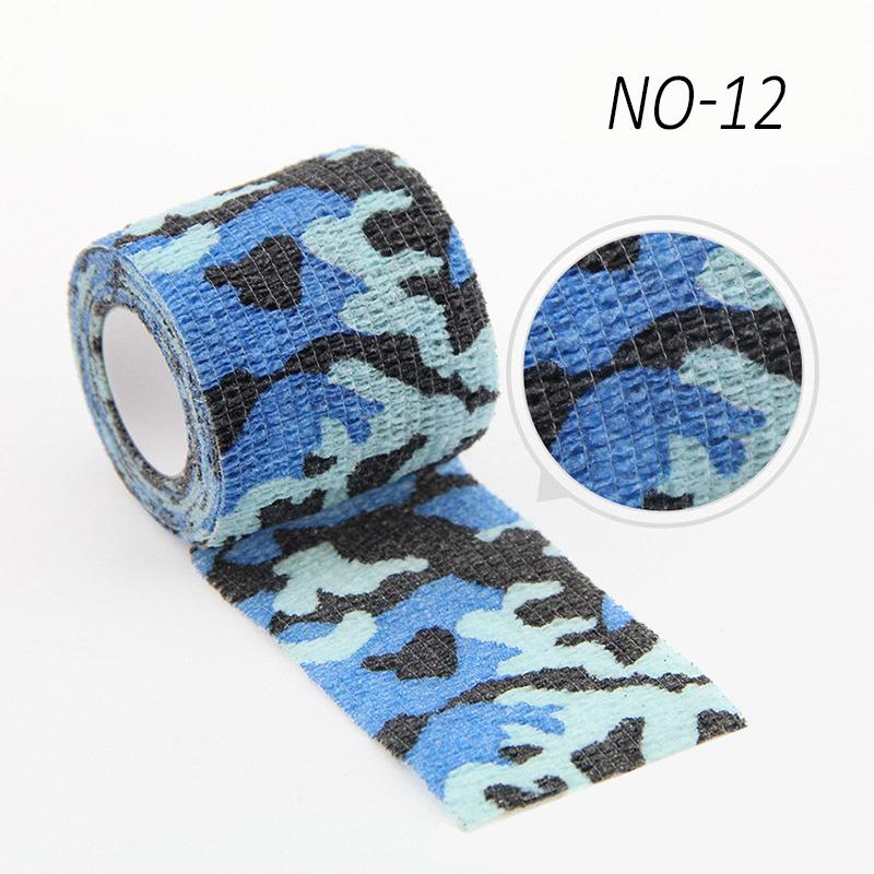 4.8m Camouflage Elastic Wrap Tape Hunt Disguise Elastoplast Self Adhesive Sports Protector Knee Finger Ankle Athletic Bandage