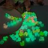 50/100x Tiny Ducks Mini Duck Glow In The Dark Mini Resin Figure Miniature