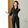 Chinese Style Summer Short-sleeved Beauty Salon Suit Top + Pants Two-piece Female Spa Beautician Clothing Hotel Massage Overalls Korean Overalls