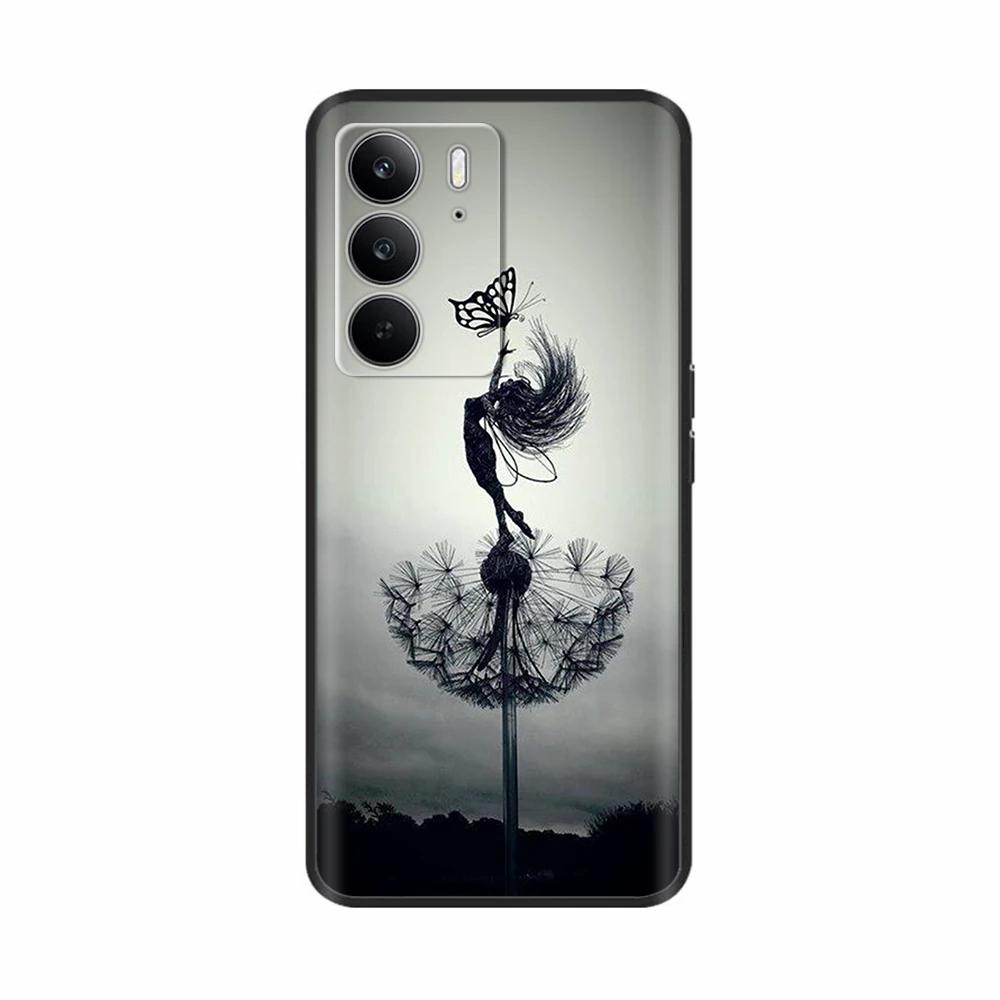 Чехол-бампер для телефона Realme C75 4G 6,72" Мягкий силикон Милый мультяшный рисунок Funda Для Oppo Realme C75 RealmeC75 4G C 75 Чехлы