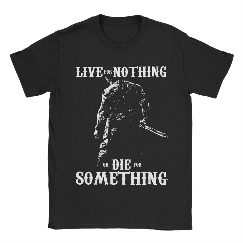 John Rambos Theme T Shirts for Unisex Pure Cotton Vintage TShirts Crewneck Tee Shirt Short Sleeve Clothing New Arrival