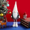 Gnome Faceless Doll Christmas Ornament Nordic Style Retractable Leg Long Beard Adorable Faceless Elf Doll Window Decoration
