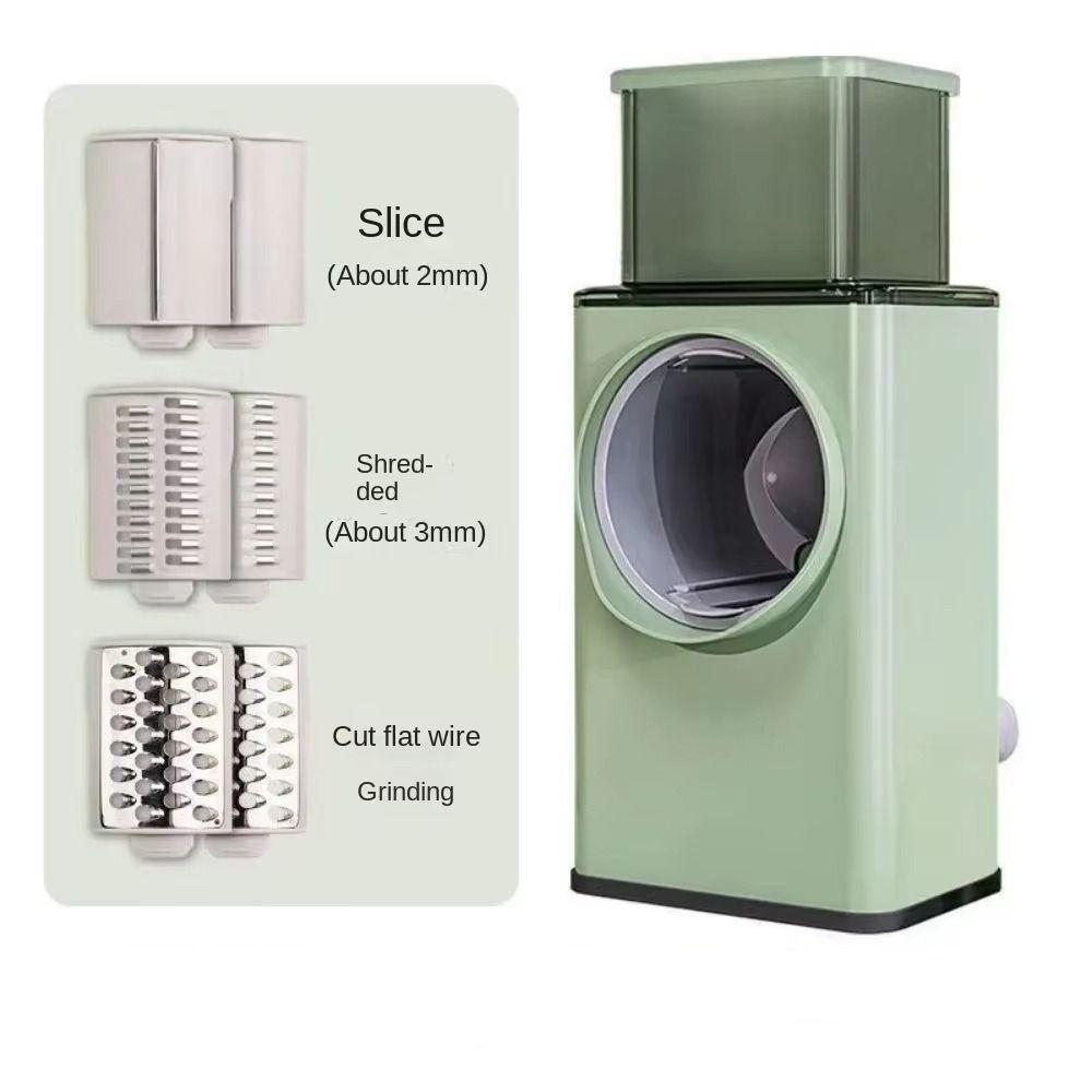 Vegetable Shredder Rotary Cheese Grater Manual Ice Shaved Machine Nut Grinder  Smoothies