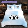 FC Zürich Themed Bedding 3Pcs Duvet Cover Set Decorative Bed Linen For Teen Room Home Decoration